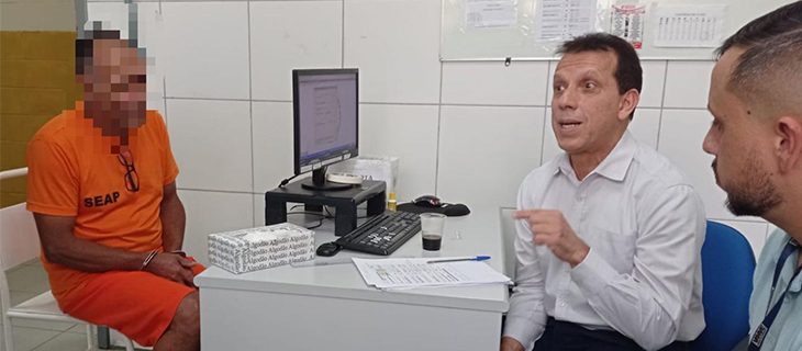 Conjunto Penal de Vitória da Conquista promoveu o Hiperdia em parceria com Médico Especialista em Endocrinologia e Metabologia, Doutor Marcos Prates
